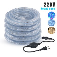 230V LED Lichtschlauch Außen Lichterschlauch Streifen Lichterkette Garten IP67