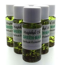 Green Man Herbal Magickal Anointing 10ml Oil Spritual Protection
