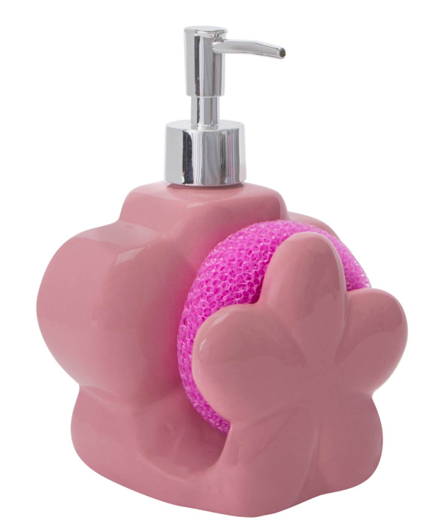 Dish Soap Dispenser With Sponge Various Styles Price Each-image