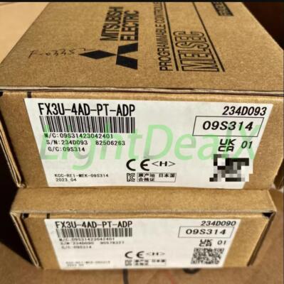 1PCS Mitsubishi FX3U-4AD-PT-ADP In Box Temperature Sensor Input