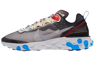 Nike React Element 87 Dark Grey Photo Blue - AQ1090-003 MT