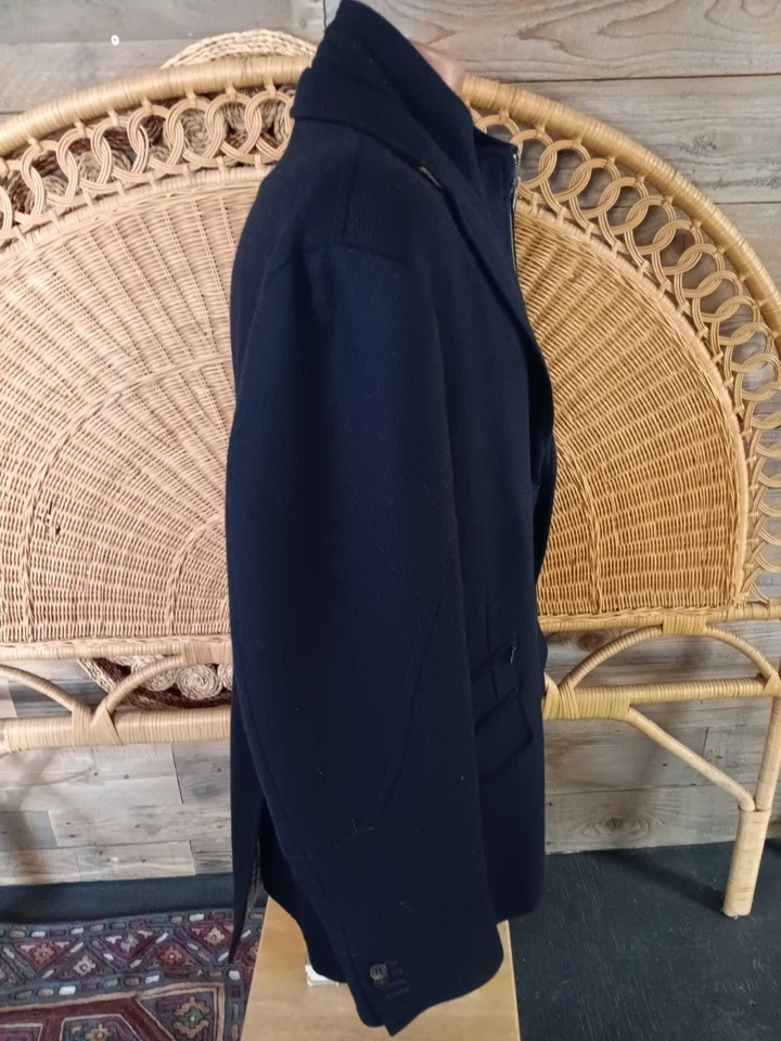 Abrigo deportivo híbrido Kroon Ritchie Blazer Chaqueta Lana/Cachemira 46R Azul marino Foto 3 de 4