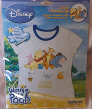 WINNIE THE POOH and friends IRON-ON TRANSFER sealed 2008 piglet tigger eeyore