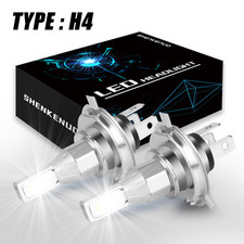 2x H4 LED Headlight Globes 80W Bright 6000K Hi Low Beam For Honda HR-V RU 15-23