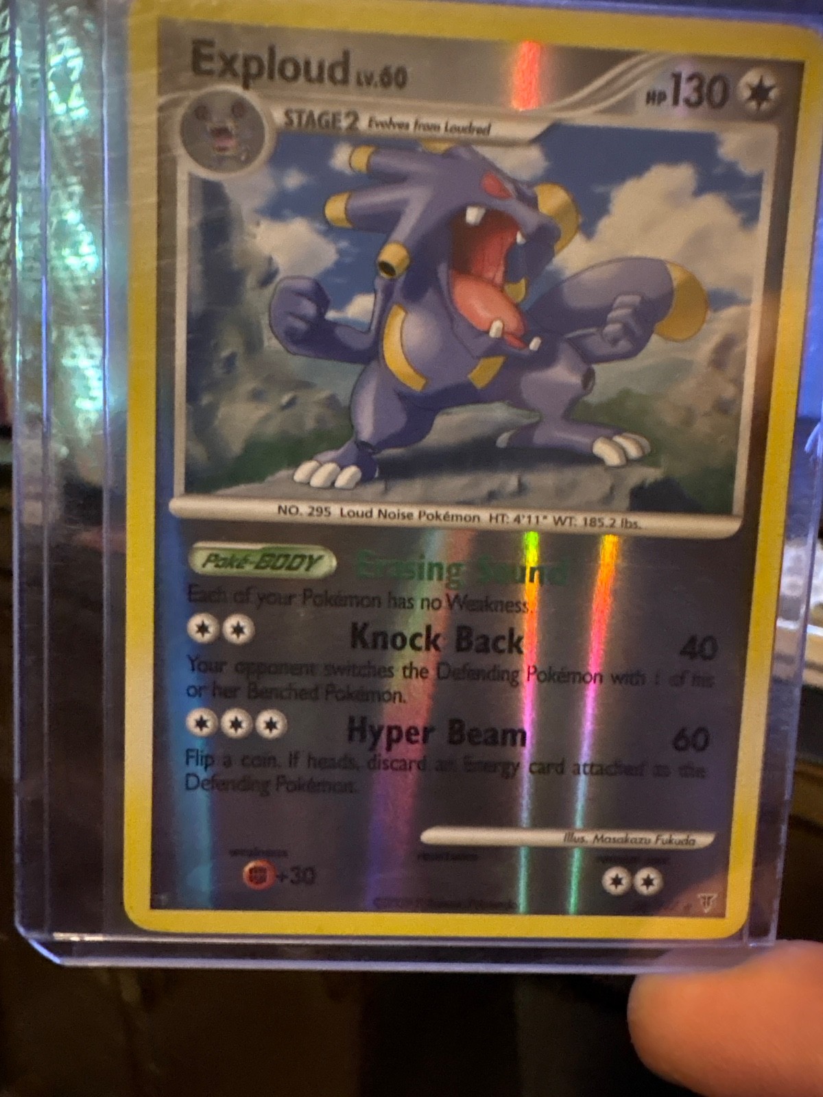 Exploud 28/147 Supreme Victors Reverse Holo Lightly Played