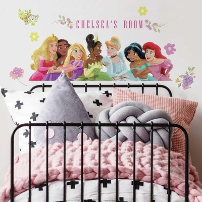 Disney Princess Peek & Stick Giant Wall Decal With Alphabet 