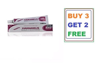 SBL Hamamelis Ointment 25g x 1 Tube Buy 3 Get 2 Free