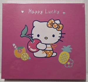 Happy Lucky Hello Kitty Maquillage Pink parfum Blush Lip Gloss 5 Trousse de pièces