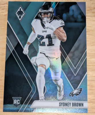 Sydney Brown Philadelphia Eagles 2023 Phoenix Aqua ROOKIE #'ed /150