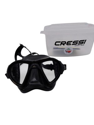 Cressi Tauchmaske Nano, Black, DS365050 Tauchen 
