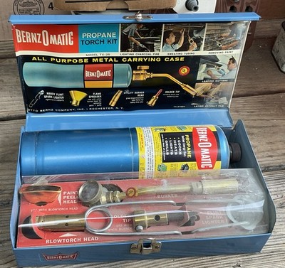 Vintage BernzOmatic Propane Jet Torch Kit - in Original Box New Unused