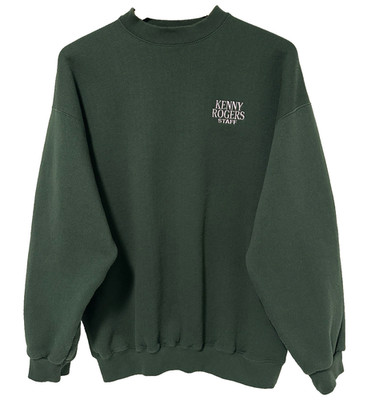 M/L Vtg 90s Kenny Rogers Staff Concert Tour Skate Punk Grunge Boxy Sweatshirt