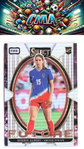 2024-25 Panini Select FIFA #23 Korbin Albert Select Future Silver