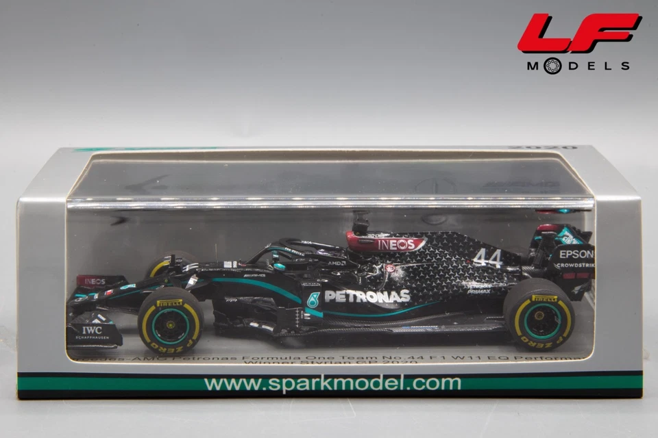 1:43 Mercedes AMG Petronas F1 W11 EQ Performance Winner Styrian GP 2020 - Spark - Immagine 3 di 3
