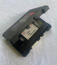 Black VHS Tape Hard Storage Cases 3M Clamshell with slide lock.