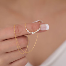 2.10Ct Round Lab-Created Diamond Curved Bar Pendant 14K Yellow Gold Plated 18"