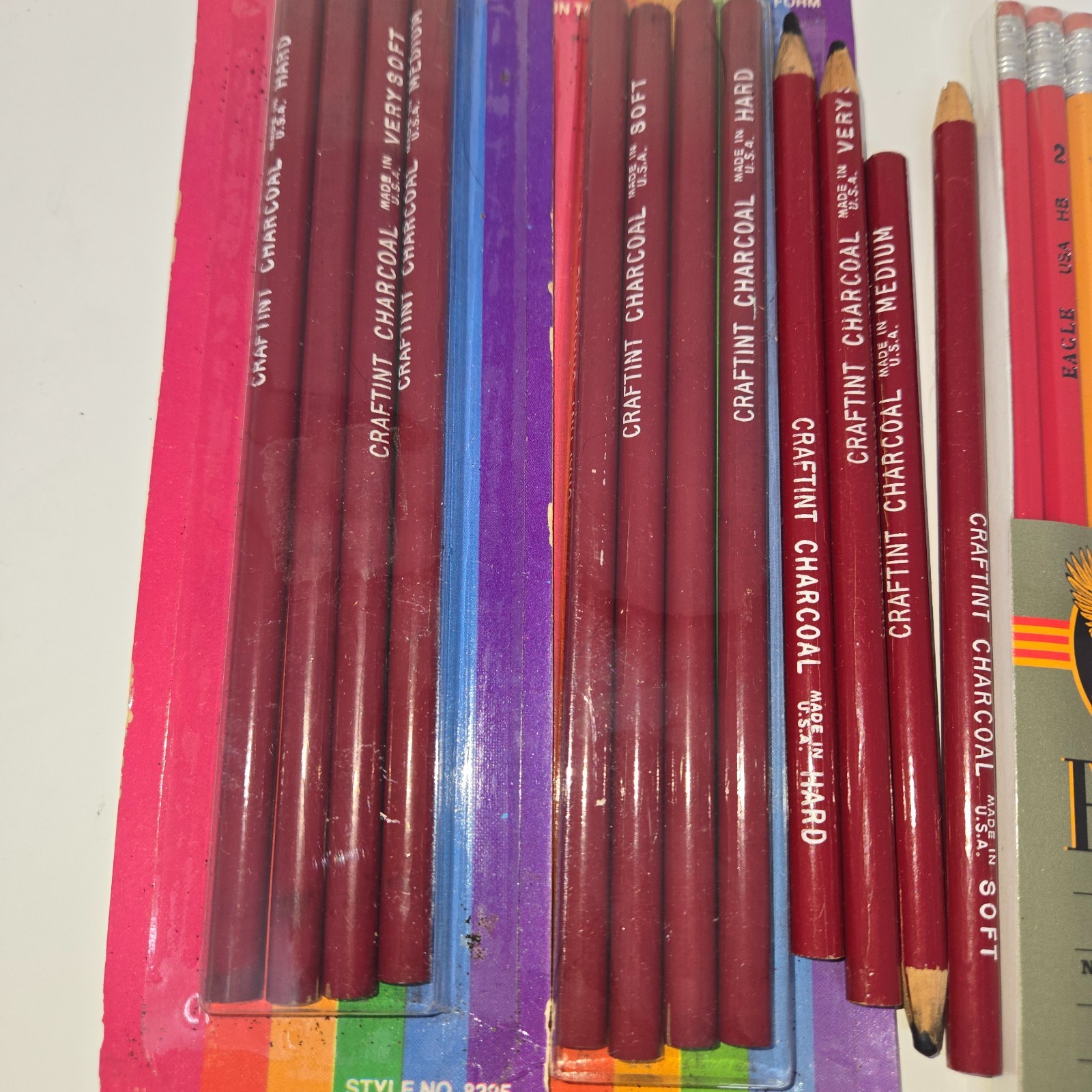 Pencil Lot of 140 FaberCastell Eberhard Empire Bensia Berol Ruwe Heritage Eagle
