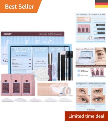 Hygienisches Lash Lifting Set:  Wimpern in 30 Minuten - Ideal für Profis