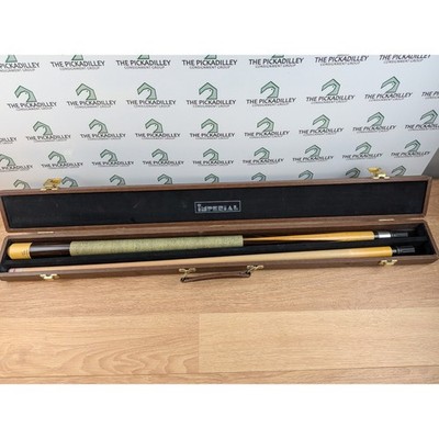 VTG Huebler Custom Pool Cue 2-Piece 19oz 58.5'' w/ Imperial Hard Case