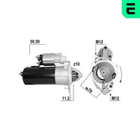 Anlasser Starter ERA 221222A 12V FüR Mercedes Klasse W126 C126 W140 SL R107 W210