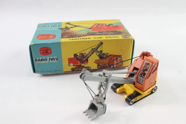 03 Corgi Toys Major 1128 Diecast Priestman Club Shovel Playcraft Toys 