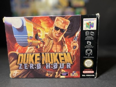 NINTENDO 64 || DUKE NUKEM ZERO HOUR IN OVP + SPIELEANLEITUNG || N64 ||