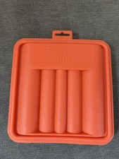 Vintage Made In USA Battery Caddy Storage System for Batteries Case