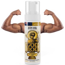 God Bod Men's Tanning Foam 1 Pack 200 ml/6.7 Fl oz