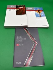 2020 Toyota Corolla Owners Manual Free Shipping