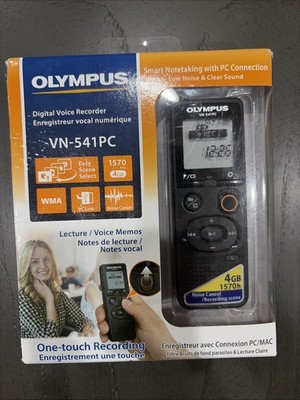 Olympus VN-541PC 4GB Digital Voice Recorder - Black Sealed In Box