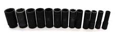 Matco Tools SCDP136 12pc 1/2” Dr Deep IMPACT Socket Set 7-16” 1-1/4"