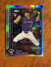 2025 Topps Chrome Update Ryan Rolison RC Rookie Refractor #USC123 Rockies