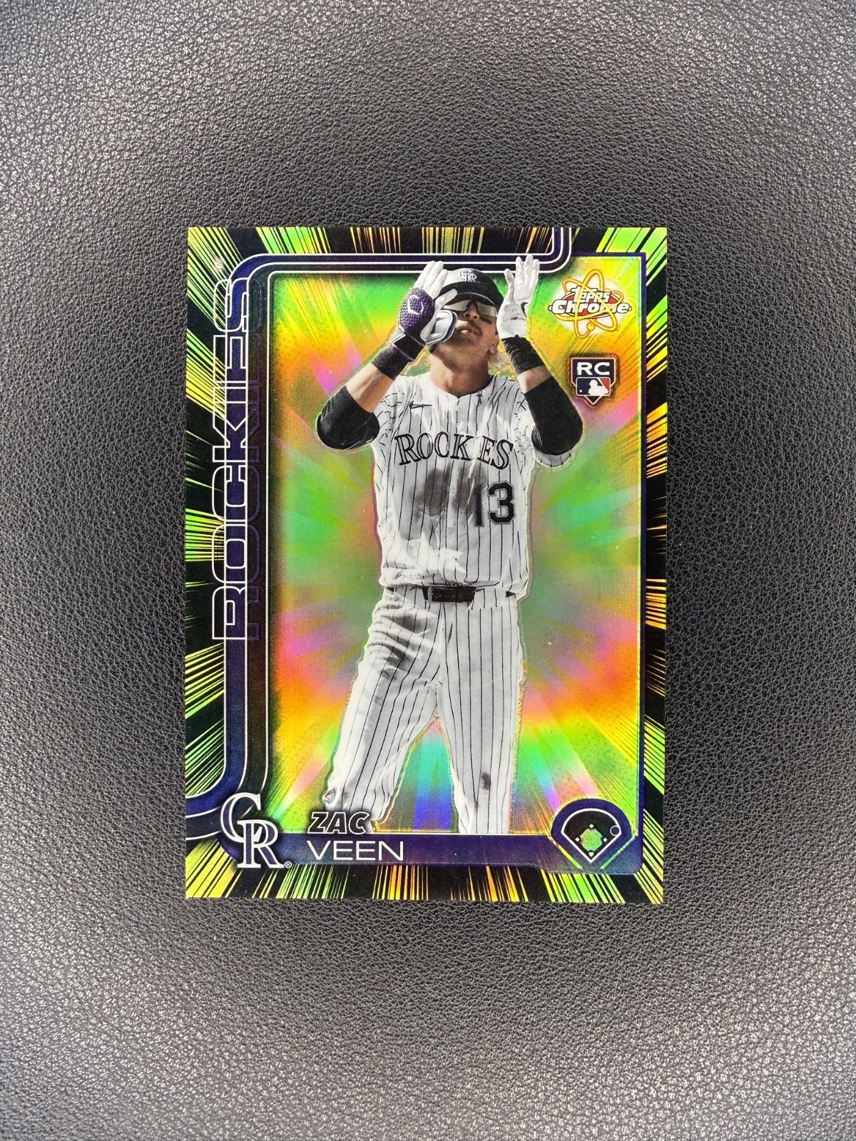 2025 Topps Chrome Update - #RR-25 Radiating Rookies Zac Veen