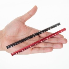 Mr. Pen- 6 Inch, 2 Pack, Pocket Size Ruler, Small A. Black Red