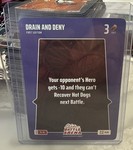 2026 Bo Jackson Battle Arena - SSP Play Card - #PL-10 - Drain and Deny