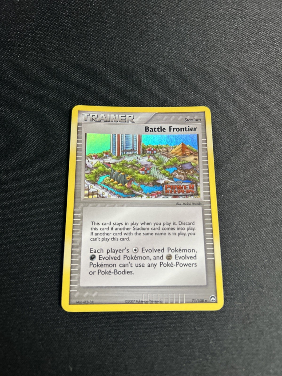 Battle Frontier 71/108 Power Keepers Stamped Holo 2007 English Pokémon LP