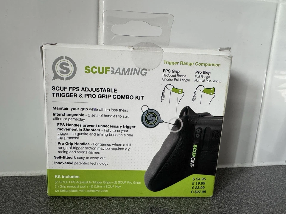 SCUF FPS ADJUSTABLE TRIGGER AND PRO GRIP COMBO KIT MICROSOFT XBOX ONE 1 GAMING - Image 2 of 2