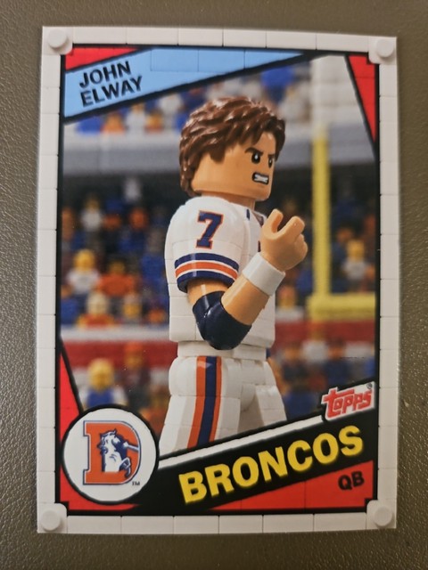 Custom Lego Football Card - John Elway