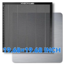 Honeycomb Laser Bed - 500 × 500 × 22mm Working Table with Aluminum Panel for ...