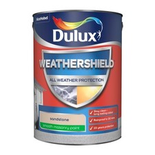 Dulux Weathershield Smooth Masonry Paint 5L Sandstone