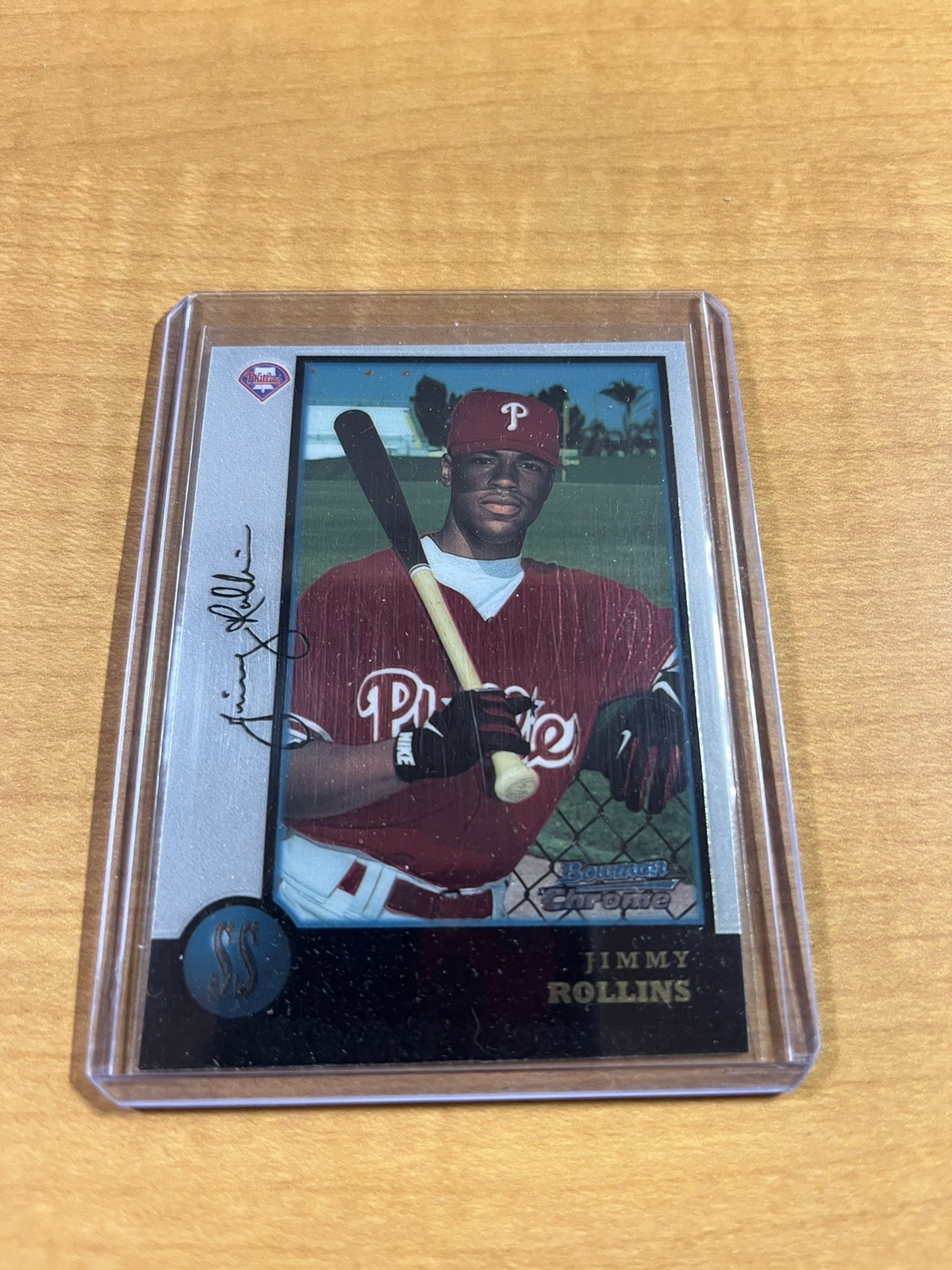 1998 Jimmy Rollins Bowman Chrome Rookie Card # 181 