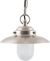 Messing Pendelleuchte IP54 Ø23Cm Glas Schirm Robuste AußEnlampe Balkon Terrasse