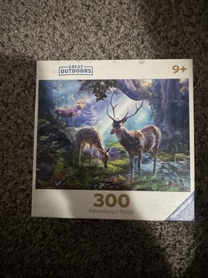 Great Outdoors Ravensburger ''Deer In The Wild'' 300 Piece Puzzle