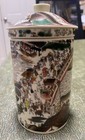 Tall Ceramic Teacup with Infuser and Lid - River, City & Market Scenery- special — photo 4