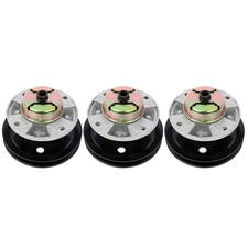 3 Spindle Assembly For John Deere AM121342 AM121229 48" 54" Decks with Pulley