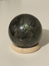 Labradorite Crystal Sphere - Blue And Teal Flashes Gemstone