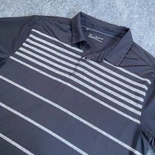 Under Armour Polo Shirt Mens 2XL Black Short Sleeve Stretch Performance Heatgear