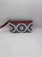 Beaded Boho Style Zipper Clutch Wallet