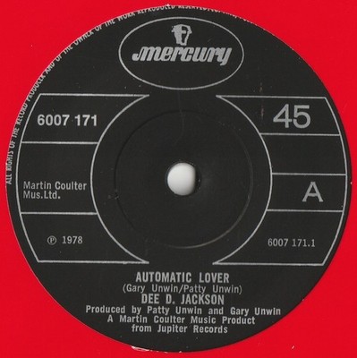 Dee D. Jackson - Automatic Lover - Mercury - 6007 171
