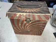 1960's 7" 45rpm Cardboard Storage Box Record Holder Dirty/Used READ